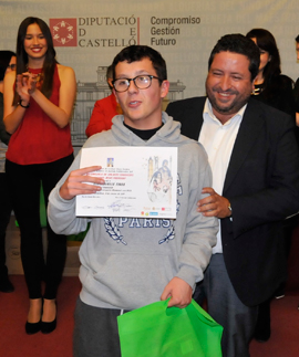 Entrega de los premios de la séptima edición del concurso de tarjetas navideñas Jesús Medrano