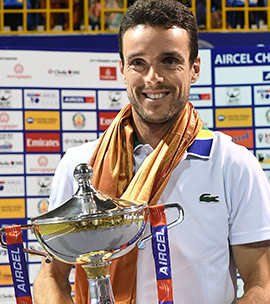 Roberto Bautista Agut gana el trofeo Aircel Chennai Open