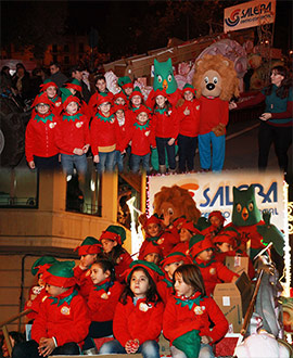 Centro comercial Salera en la cabalgata de los Reyes Magos