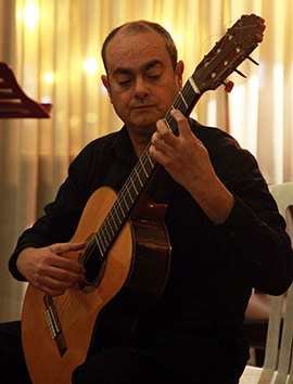 Javier Moya, audición de guitarra clásica