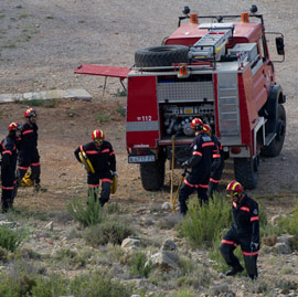 Dispositivo especial del Consorcio Provincial de Bomberos para Sant Antoni