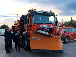 El Consorcio Provincial de Bomberos de Castellón se prepara para  llegada de una ola de frío polar