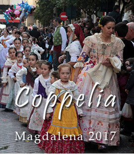 Coppelia preparando la Cabalgata del Pregón Infantil 2017