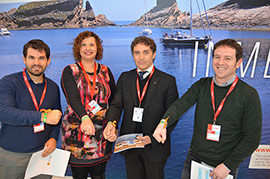 Encuentro de los concejales de Castellón con Francesc Colomer en Fitur