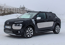 Hazañas en la nieve con el Citroën C4 Cactus Rip Curl