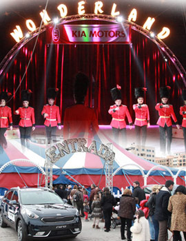 El Gran Circo Wonderland en sesión especial para los clientes y amigos de Automoción Cano Kia Castellón