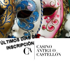 Últimos días para la inscripción en el Baile de Máscaras del Real Casino Antiguo