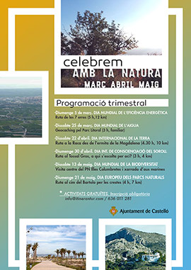 Programación trimestral de la campaña en Castellón ‘Celebrem amb la natura’