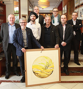 Presentación del menú dedicado al aceite en Línia Gastronómica