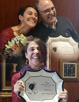 Marta Senent Ramos recibe el premio ´´JOSEFINA LOPEZ SANMARTIN´´