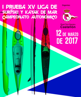 Campeonato Autonómico de Kayak el domingo 12 de marzo en el Real Club Náutico de Castellón