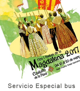 Servicio especial Bus el día de la Romería
