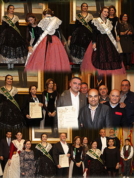 Recepción de delegaciones y entrega de distinciones en el Ayuntamiento de Castellón