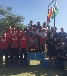 El equipo de Kayak-polo del Real Club Náutico de Castellón segundo en Cádiz