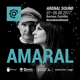 Amaral, nuevo cabeza de cartel nacional del Arenal Sound