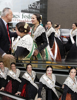 El Centro Comercial Salera recibe la visita de las Reinas