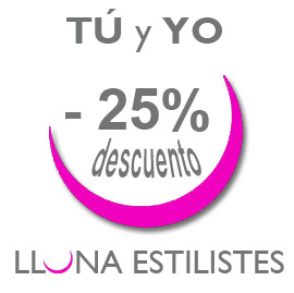 TU y YO, promoción para abril de Lluna Estilistes