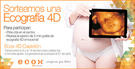 Ecox 4D Castellón sortea una ecografía 4D