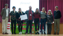 El equipo ´´Los miércoles con amor´´ gana la XVI edición del Concurso de Publicidad Exterior en la UJI