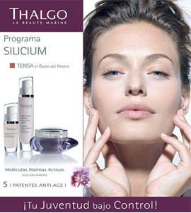 Programa SILICIUM para tensar la piel de tu rostro en Thalgo Real Spa
