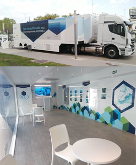 PortCastelló acoge una exposición itinerante sobre el uso del gas natural licuado como combustible