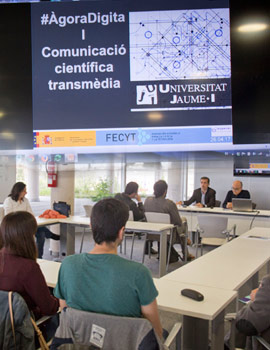 La UJI impulsa la comunicación científica transmedia con el proyecto innovador #ÀgoraDigital