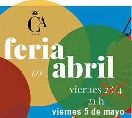 La Feria de Abril del Real Casino Antiguo cambia de fecha