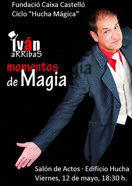 Momentos de magia con Iván Arribas en la Fundación Caja Castellón