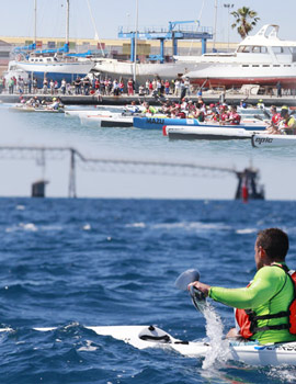 2ª prueba de la Copa de España de Kayak de Mar en el Real Club Náutico de Castellón