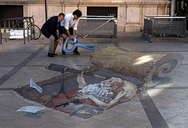 Street Art en la plaza Las Aulas de Castellón