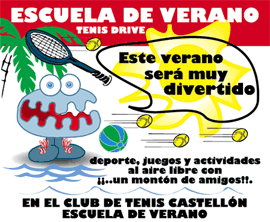 Escuela de verano Tenis Drive en el Club de tenis Castellón