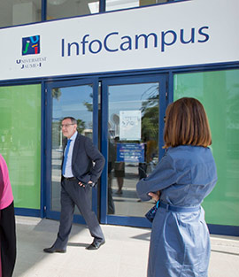 Nueva Oficina de Información y Registro integrada en el Infocampus de la UJI
