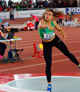Carmen Ramos bate el récord de España de heptathlon