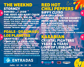 Cartel por escenarios del FIB 2017