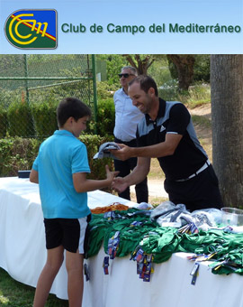 Sergio García preside la entrega de premios de la Escuela Deportiva Club de Campo del Mediterráneo