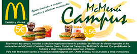 Ofertas especiales en los restaurantes McDonald´s de la provincia de Castellón