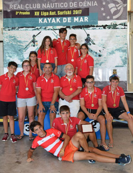 El  RCN Castellón en Kayak de Mar en Denia