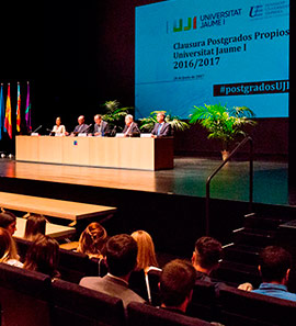 Clausura de los estudios de postgrado propio del curso 2016/2017 de la UJI