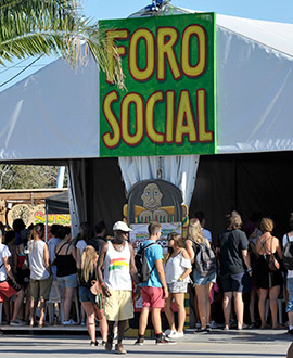 Fórmulas africanas a los desafíos de la economía global  en el Foro Social del Rototom Sunsplash