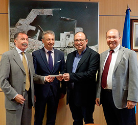 El Propeller Club Castellón entrega un cheque solidario para Stella Maris