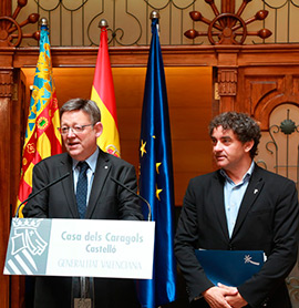 Ximo Puig se reúne en Castellón con representantes del sector turístico y de otras instituciones
