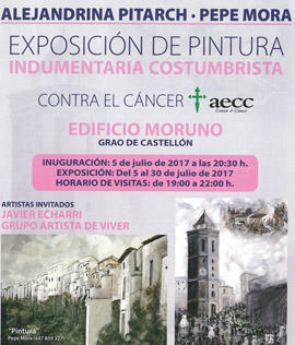 Próxima inauguración de exposición de pintura e indumentaria costumbrista