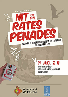 Nit de les rates penades, viernes 14 de julio en Castellón