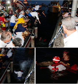 Incidente en la procesión de la Virgen del Carmen