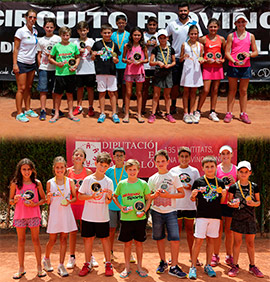 Torneo del Circuito de Tenis Provincial en el Club de Campo Mediterráneo