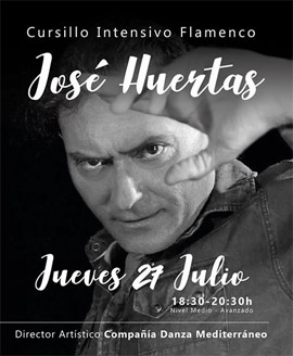 El maestro José Huertas ofrece un cursillo de flamenco en Coppelia