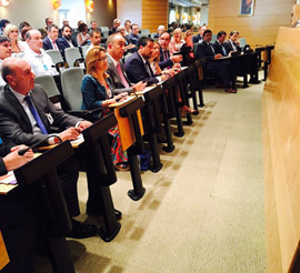 El presidente de la Diputación ha participado en una jornada de trabajo en la sede del Ministerio de Hacienda y Función Pública
