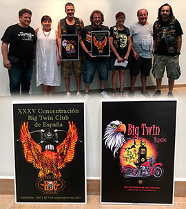 Francisco Viciano y Pedro Mileo ganadores del concurso Big Twin