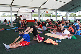 Actividades del Festival de Yoga de Castellón