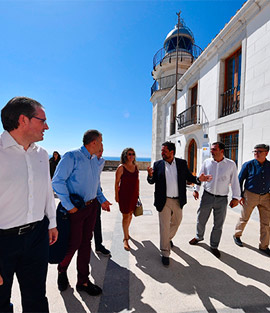 Restauración del Faro de Peñíscola para modernizar la atención a los turistas del castillo